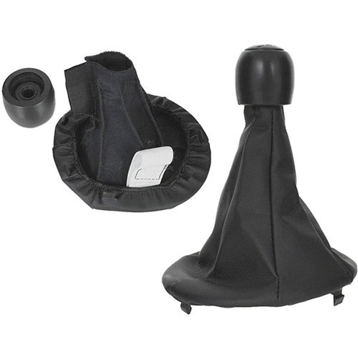 cuffia+pomello fiat panda 2003-2011 5 marce nero