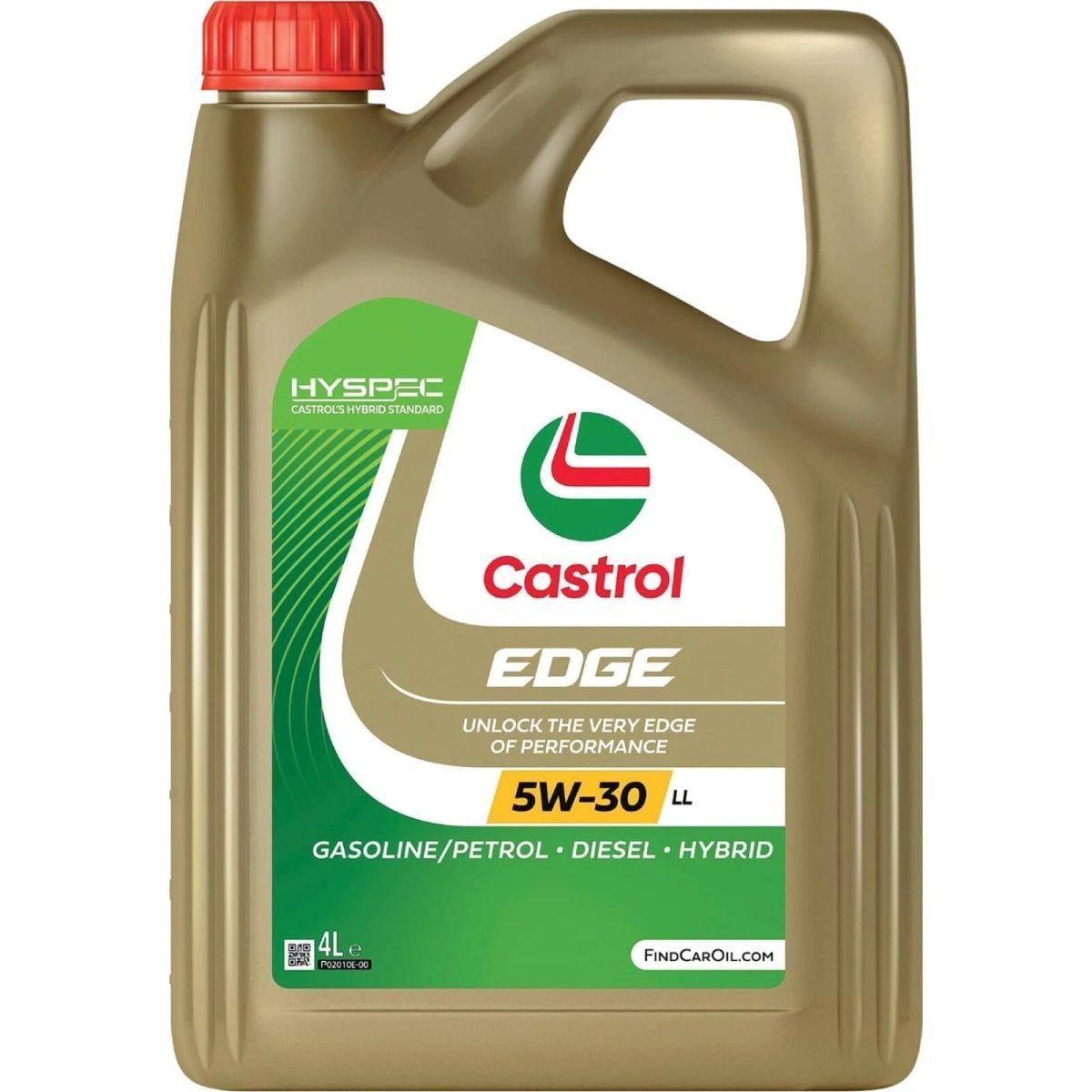 Olio motore castrol edge 5w30 4 litri fst tagliando bmw ll04 longlife