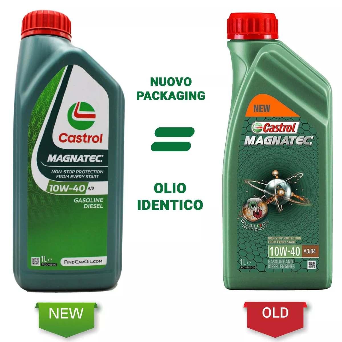 Olio motore originale castrol magnatec diesel 10w-40 b4
