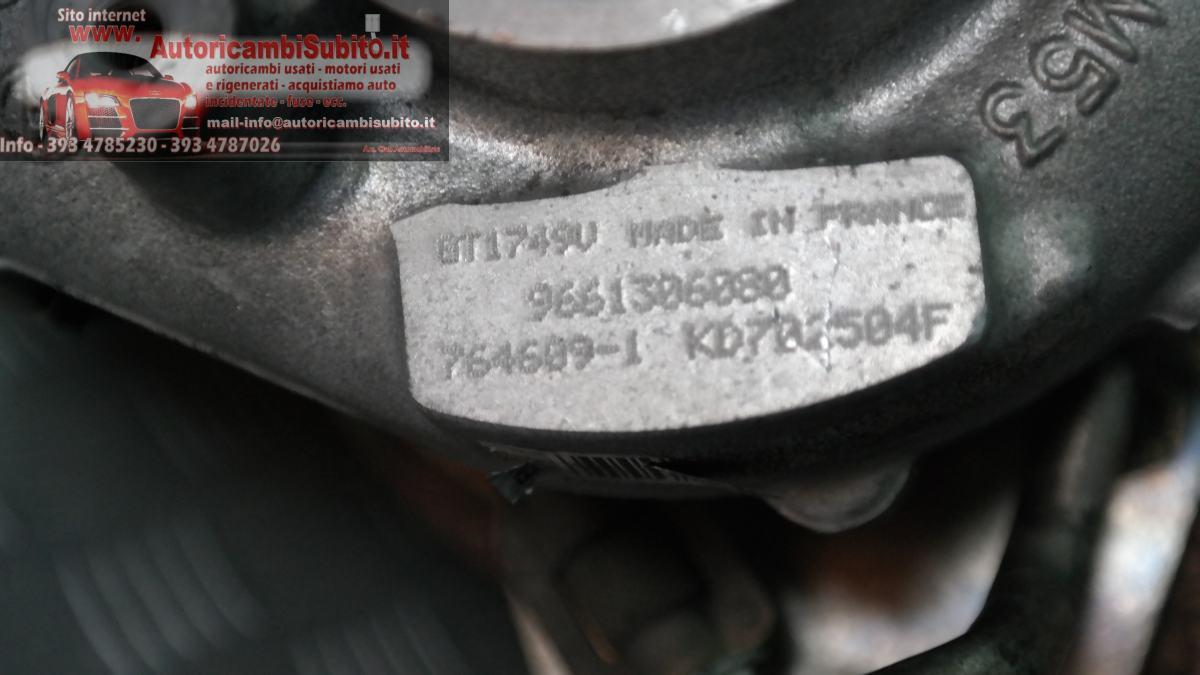 Fiat scudo 2000 mtjet 9661306080 / 764609-1 / kd702504f turbina